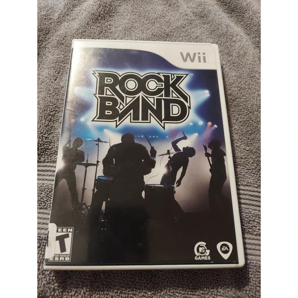Rock Band Video Game for Nintendo Wii Complete With‎ Manual Tested & Working